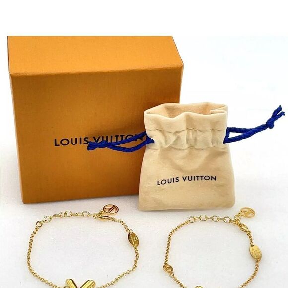 2Pcs Auth Louis Vuitton Bracelet Essential V - Picture 1 of 11